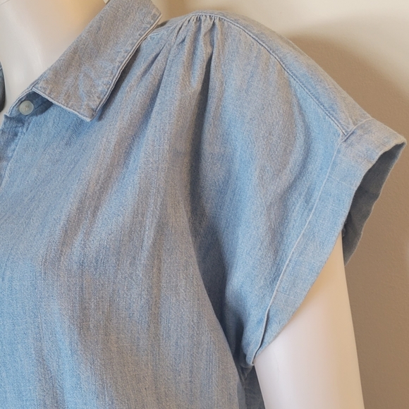 OLD NAVY DENIM DRESS LARGE - Picture 4 of 9